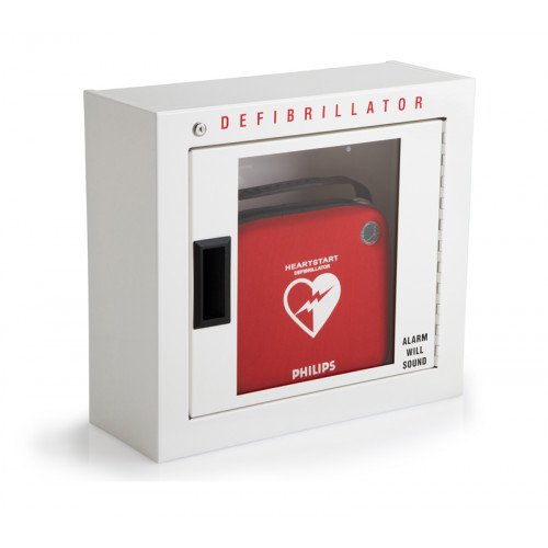 Philips AED Cabinet - Basic Surface Mount, with Audible Alarm, Bilingual English-French