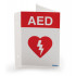 Philips AED Wall Sign - Red, English