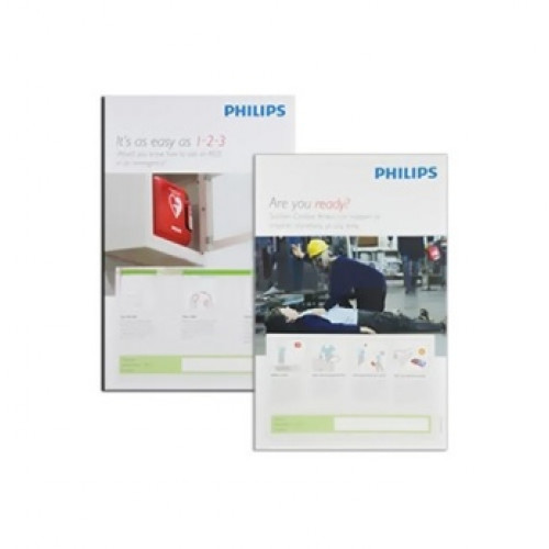 Philips AED Awareness Poster Pack, 4 pack, French