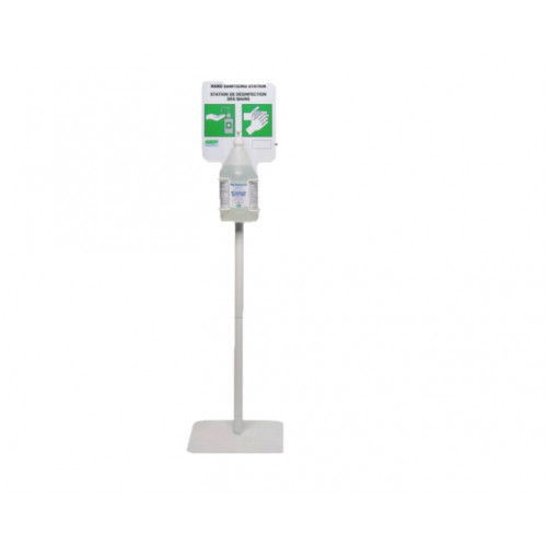 Hand Sanitizer Stand with Sign
